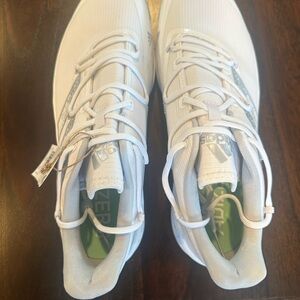 Adidas White and Gray Athletic Shoes